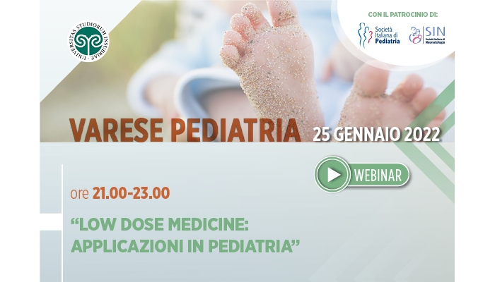 VARESE PEDIATRIA - Low dose Medicine: applicazioni in Pediatria